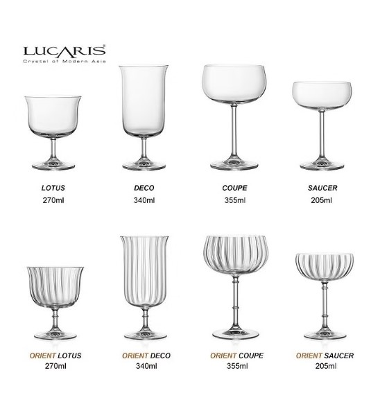 Бокал для коктейля 320 мл хр. стекло &quot;Orient Rims&quot; Lucaris