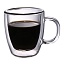 Чашка для кофе 50 мл набор 2 шт. двойные стенки термостекло P.L. Proff Cuisine
