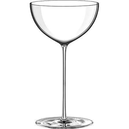 Шампанское-блюдце «Медея»;хр.стекло;450мл;D=12,H=21см;прозр.