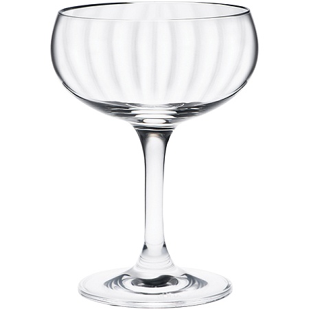 Шампанское-блюдце «Эссеншл»;хр.стекло;260мл;D=96,H=131мм;прозр.