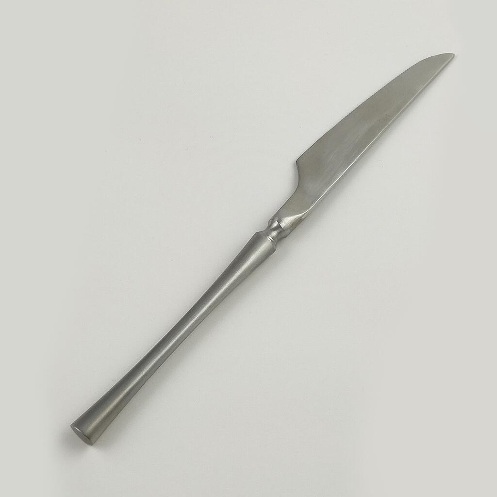 Нож столовый 22,9 см матовое серебро PVD 1920-Silvery P.L.